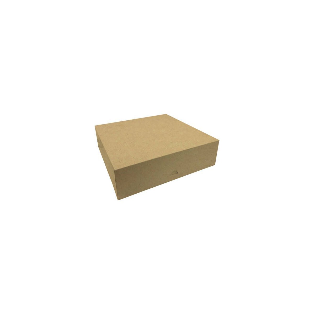 Boîte carton kraft naturel 20 x 20 x H 5cm