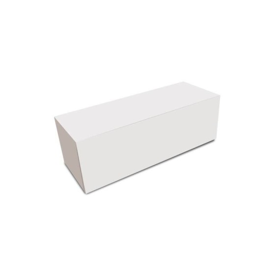 Boîte à buche blanche 30 x 11 x 11 cm - par 25
