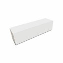 Boîte à bûche carton blanche 40 x 11 x 11 cm - par 25