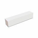 Boîte à bûche carton blanche 50 x 11 x 11 cm - par 25