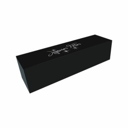 Boîte à bûche "Joyeuses Fêtes" noire 50 x 11 x 11 cm - par 25