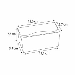 Ballotin monté carton or 250 ml - par 25