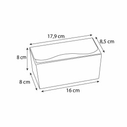 Ballotin monté carton or 750 ml - par 25