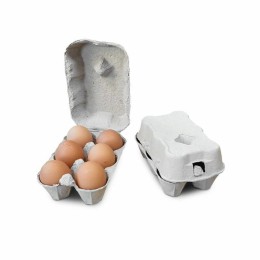 Boites à oeufs grise pour 6 oeufs - par 270