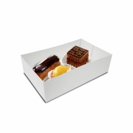 Caissette pâtissière blanche 24 x 15 x 7 cm - par 100