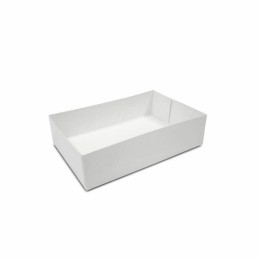 Caissette pâtissière blanche 22 x 14 x 6 cm - par 100