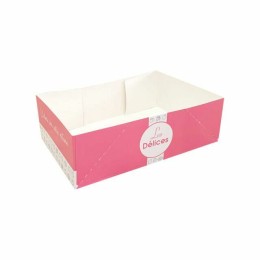Caissette pâtissière 16 x 11 x 5 cm décor AURIOS - par 100