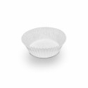 Caissette plissée ronde blanche 6 x 2,5 cm (n°1201) - par 1000