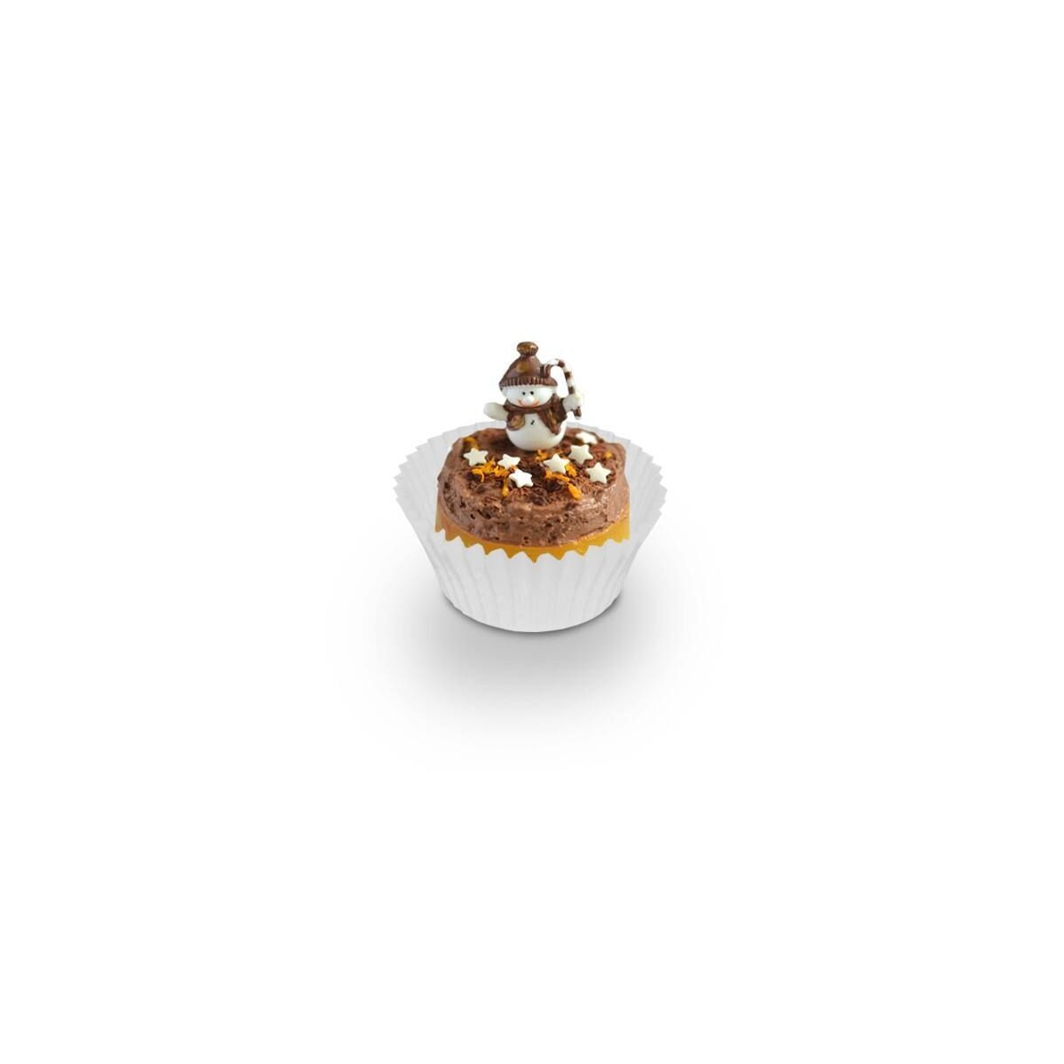 Caissette de cuisson Muffins Cupcakes Jumbo Decora Noir - les 60