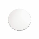 Support carton rond festonné blanc Ø 32 cm - par 250
