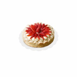 Support rond festonné blanc Ø 17 cm - par 250