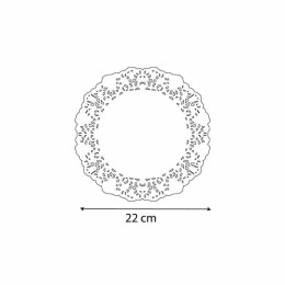 Dentelle papier ronde blanche Ø 22 cm - par 250