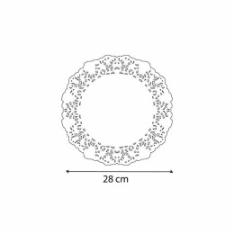 Dentelle papier ronde blanche Ø 28 cm - par 250