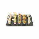 Plateau de traiteur carton noir 19 x 28 cm - par 25