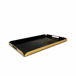 Plateau traiteur plié intérieur noir / extérieur or 28 x 42 cm - par 25