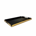 Plateau traiteur plié intérieur noir / extérieur or 28 x 42 cm - par 25