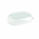 Couvercle plastique transparent pour plat de présentation octogonal 46 x 30 cm - par 50