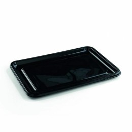 Plateau traiteur rectangulaire noir 55 x 37 cm - par 10
