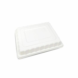 Couvercle pour plateau repas biodégradable 24 x 29,5 cm - par 200