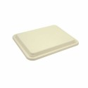 Couvercle bagasse pour plateau repas bagasse 24 x 30 cm - par 50