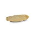Plat ovale palmier 41,5 x 27,5 x 2, 5 cm - par 25