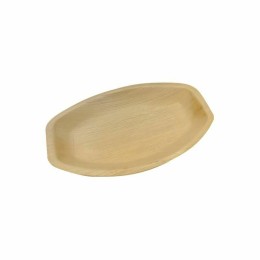 Plat ovale palmier 41,5 x 27,5 x 2, 5 cm - par 25