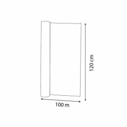 Nappe rouleau papier damassé blanc 1,20 m x 100 m - l'unité