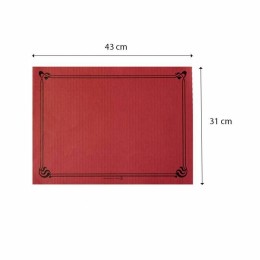 Set de table papier bordeaux 31 x 43 cm - par 500