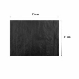 Set de table papier kraft noir 31 x 43 cm - par 500