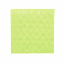 Serviette cocktail double point ouate anis 20 x 20 cm - par 100