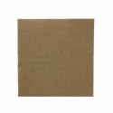 Serviette cocktail double point chocolat 20 x 20 cm - par 100