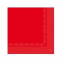 Serviette ouate rouge 2 feuilles 39 x 39 cm - par 100