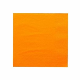 Serviette ouate orange 2 feuilles 39 x 39 cm - par 100