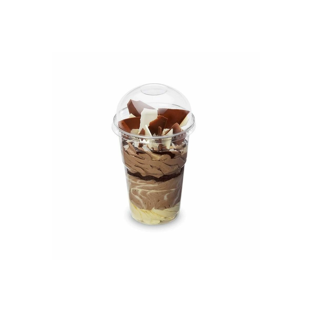 Shaker Transparent 260 Ml – En Plastique Avec Couvercle Et Bouchon
