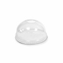 Couvercle dôme avec trou plastique transparent pour shakers smoothie - par 50