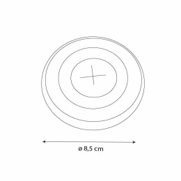 Couvercle plastique pour gobelet feel green 360 ml  - par 100