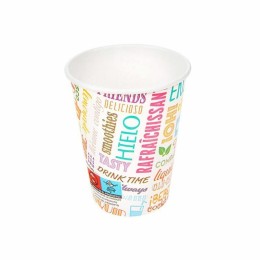 Gobelet boissons froides carton "Parole" 270 ml - par 100