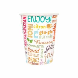 Gobelet boissons froides carton "Parole" 270 ml - par 100