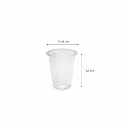 Pot à dessert plastique transparent Servipack 400 ml - par 800