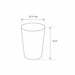 Verrine plastique ronde transparente 130 ml - par 30