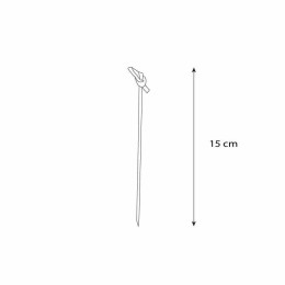 Pique ruban boucle en bambou 15 cm - par 100