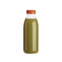 Bouteille plastique jetable avec bouchon orange 500 ml - par 145