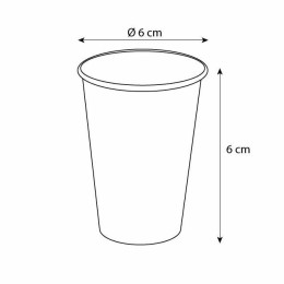 Gobelet boissons chaudes carton brun 100 ml - par 100