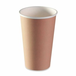 Gobelet à café en carton brun 450 ml - par 50