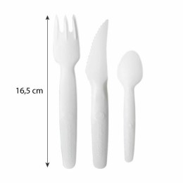 Kit couverts jetable papier 4 en 1 - par 250