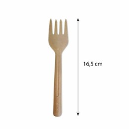 Fourchette jetable papier 16,5 cm - par 100