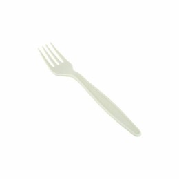 Fourchette jetable en noyau d'avocat 17,5 cm - par 24