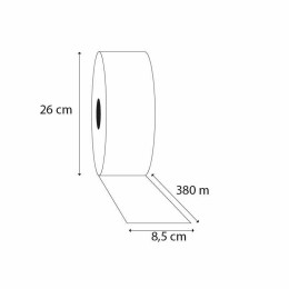 Rouleau de papier toilette JUMBO - par 6