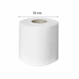 Rouleau de papier toilette blanc - par 96