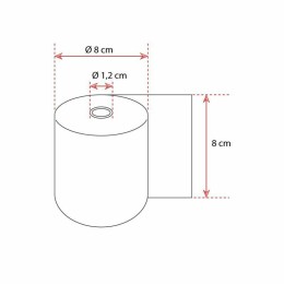 Rouleau pour machine thermique 8 x 8 x 1,2 cm - par 5